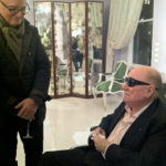 Left: Interior designer Juan Montoya and antique dealer, Roger Prigent.