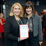 Theater producer Francine Lefrak (L) and author Kim Azzarelli attend Women's Forum for the Economy & Society New York Cocktail at French Institute Alliance Francaise on September 17, 2015 in New York City.  (Photo by Andrew Toth/Getty Images for Assouline)