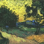 vanGogh.HEW.chateau-of-auvers-at-sunset