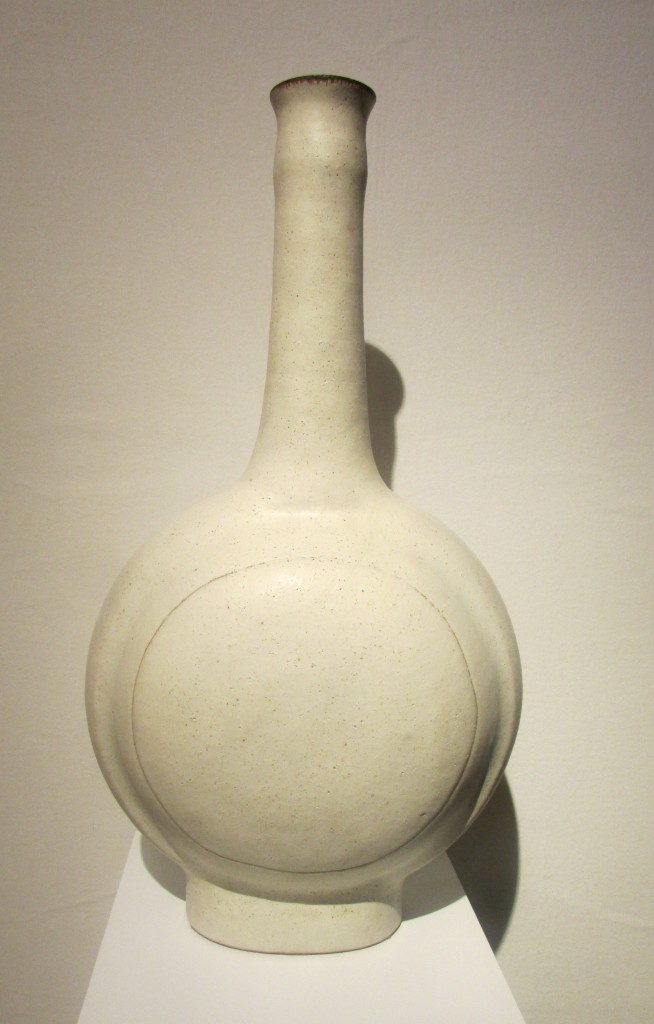 Bruno Gambone, Tall vase. One-off. Period / date: circa 1975. Material: Groogy stoneware, glazed from Galerie Marc Heiremans, Brussels.