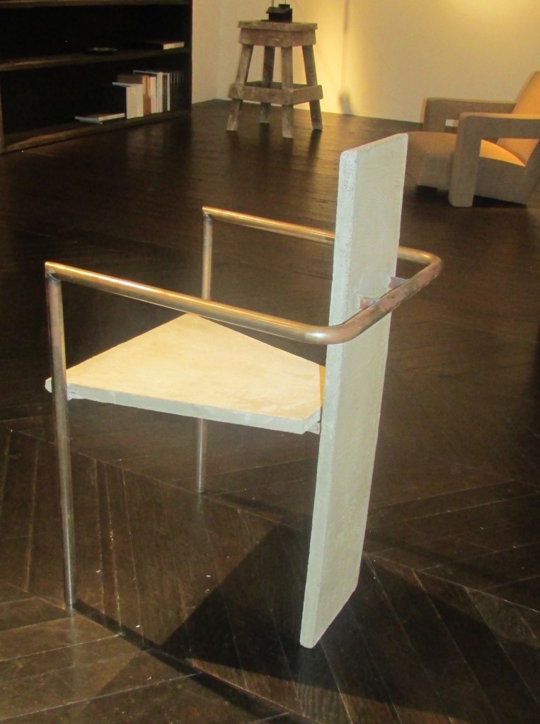 Jonas Bohlin Concrete Chair at Axel Vervoordt.