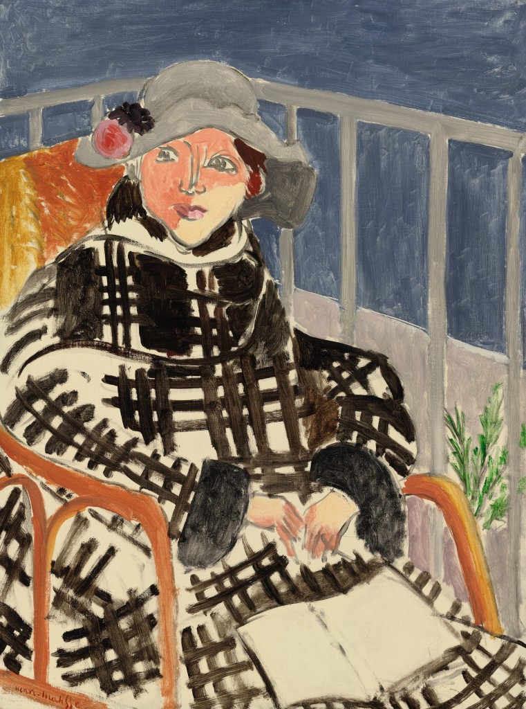 Matisse, Mlle. Matisse en manteau écossais
