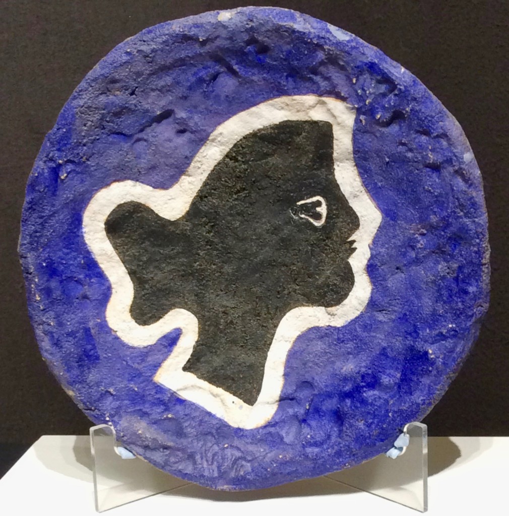 Georges Braque, Ceramic - Profil sur Fond Bleu, c. 1960, William Weston Gallery Ltd.