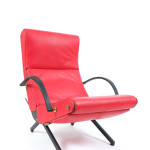 1950 Osvaldo Borsani P40 Leather Armchair on RubyLUX.com