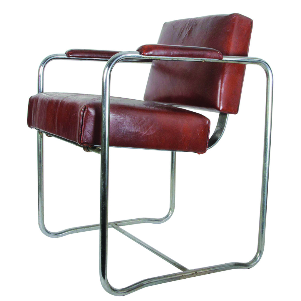 Have A Seat: Clean lines and sturdy elegance from the Carnegie Armchair at Historical Design.