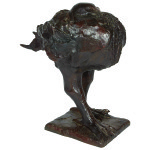 A mischievous, almost abstract Bronze Bird from Lost City Arts. So much fun!