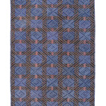 An interesting Swedish flatweave from Peter Pap. The geometric lines provide that certain flair for an entryway, or hallway.
