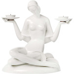 Woman Sulpture With Two Candlesticks by Gerhard Schliepstein on RubyLUX.com