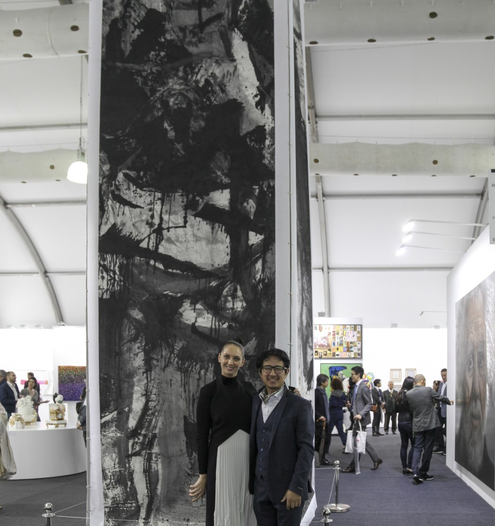 2 - Lan with fair Director for Art Central, Maree di Pasquali