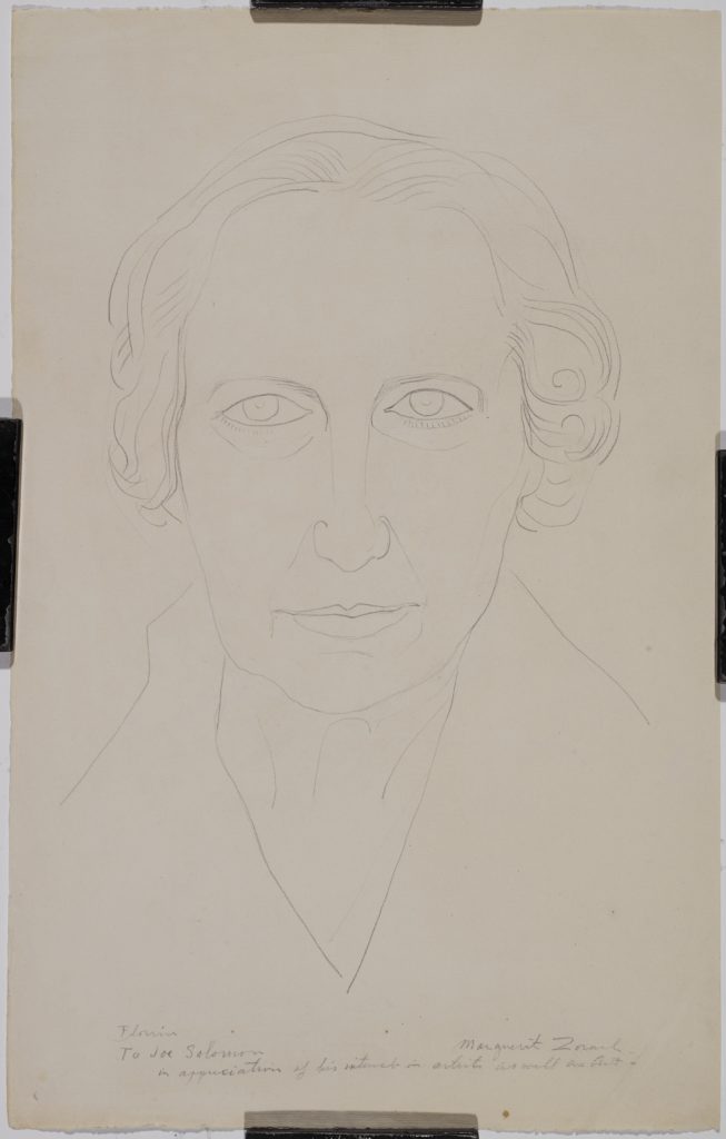 Zorach - portrait of Florine Stettheimer- Columbia