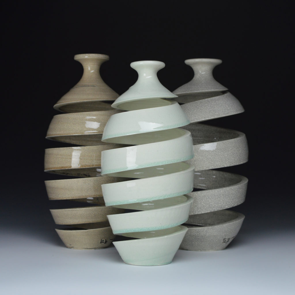 Michael Boroniec Spirals Vases