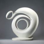 Georgia O’Keeffe, Abstraction. United States. c. 1945. White cast epoxy. - Gerald Peters Gallery.