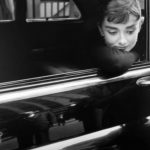 Audrey Hepburn during the filming of “Sabrina” by Billy Wilder. Dennis Stock. United States. c. 1954. Gelatin Silver print. - Peter Fetterman Gallery. 