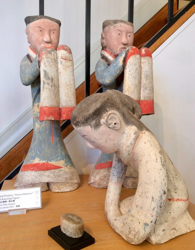 Sleep Dancers from the Western Han Dynasty (2nd-1st B.C) from Kaikodo gallery