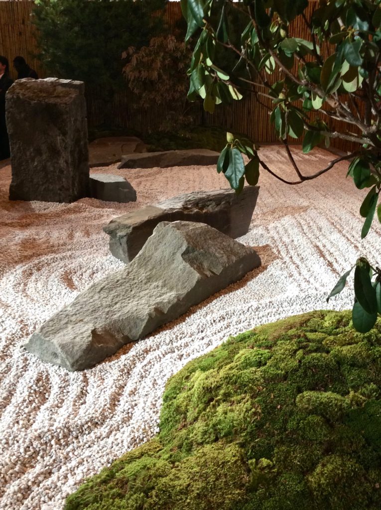 During Asia Week NY, The Japanese Tourism Office held their annual event by including a zen garden landscape design at the Grand Central Station in New York