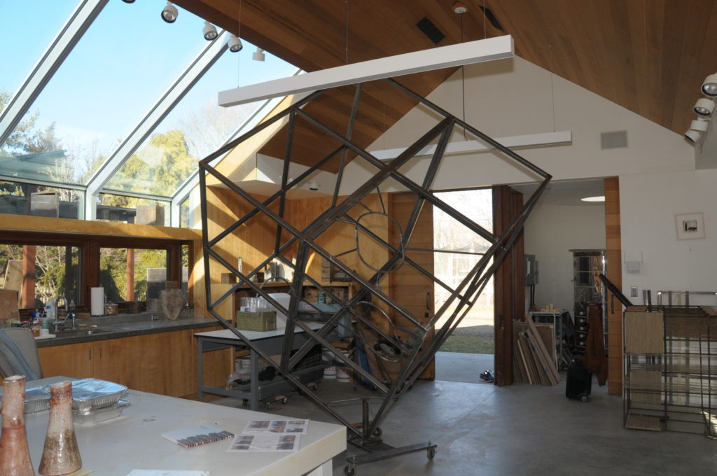Toni Ross' studio in Bridgehampton