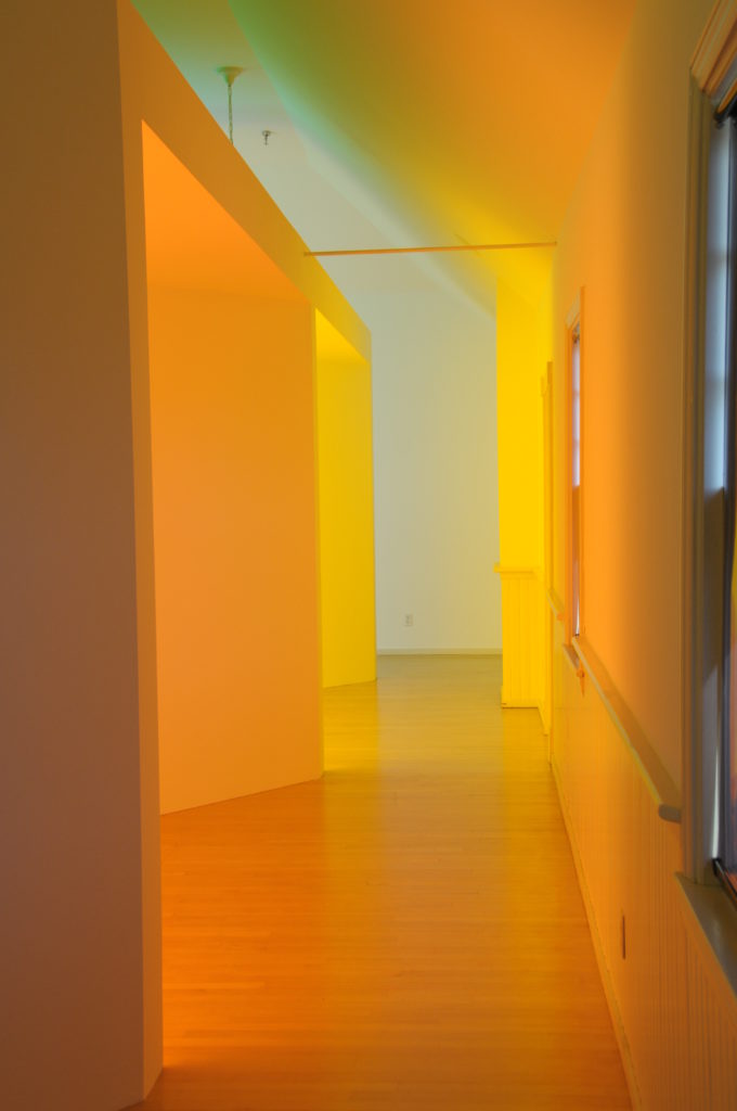Dan Flavin Art Institute where we were all in awe of the permanent installation of Flavin's plus a special exhibition, Icons