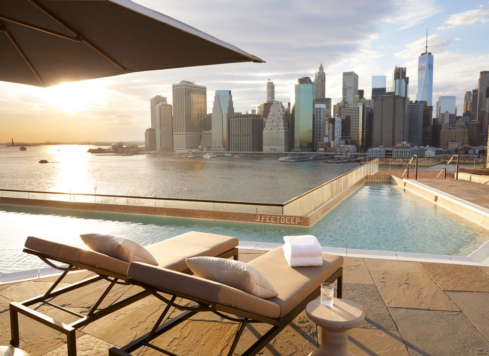 1 Hotel Brooklyn Bridge Brooklyn, New York sky leisure swimming pool outdoor property condominium Villa apartment