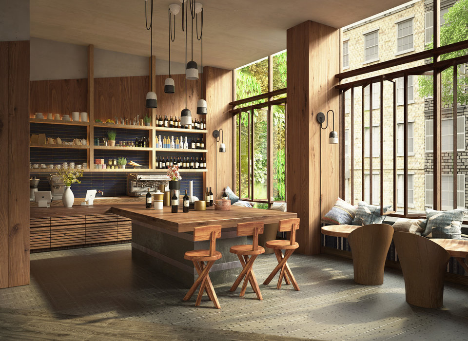 NoMad New York City, New York floor indoor room interior design window Living furniture wooden living room table flooring Lobby café loft interior designer wood area